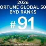BYD ocupa el puesto 91 en el ranking Fortune Global 500 – 2026