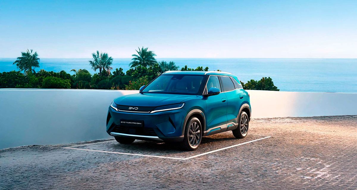 BYD Yuan Pro DM-i la SUV híbrida enchufable llegó a Uruguay