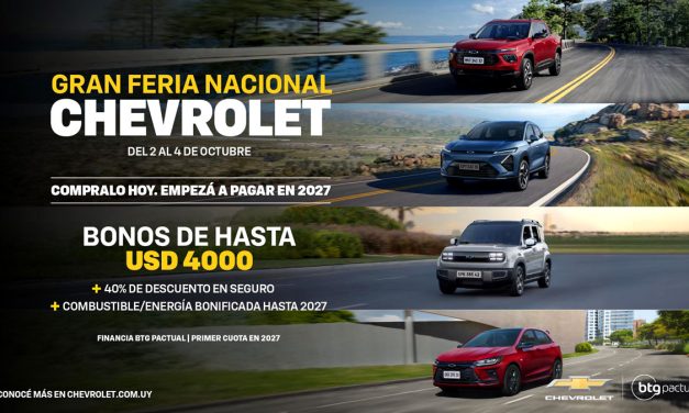 La “Gran Feria Nacional Chevrolet” tres días de beneficios